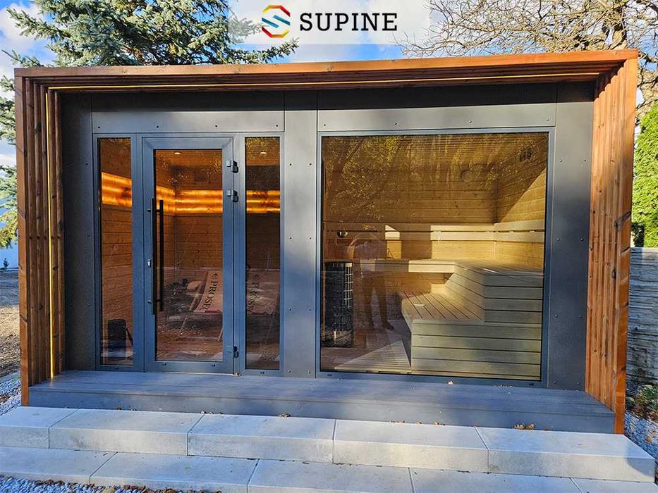 Sauna ogrodowa Nils 450 cm x 270 cm