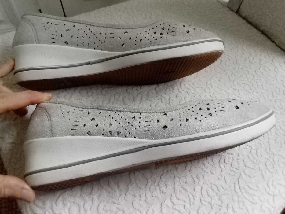 Czółenka baleriny półbuty ażurowe wiosenno-jesienne damskie buty 38