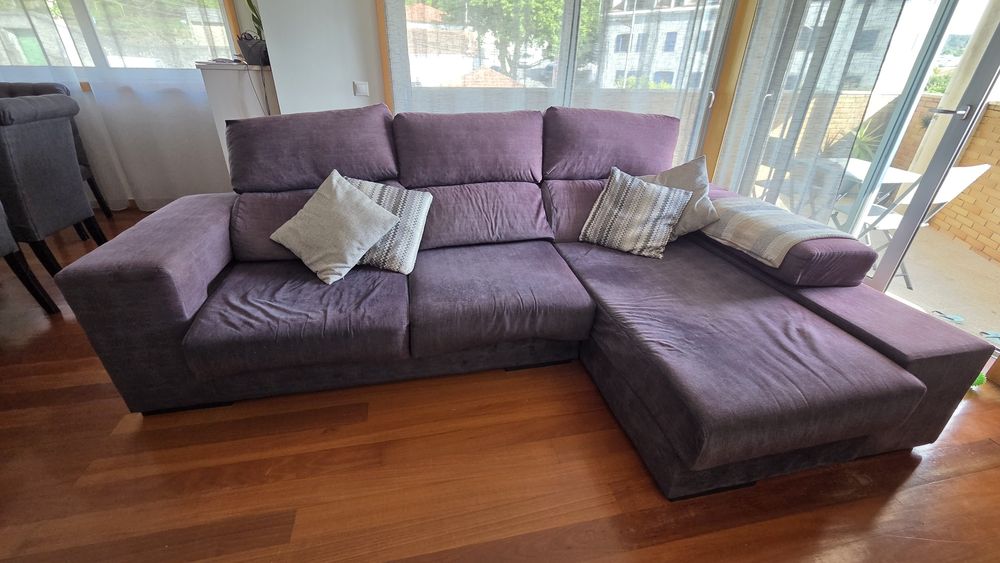 Sofá 2 lugares + Chaise Longue