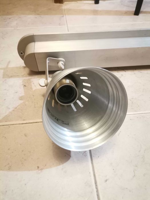 Candeeiro metálico de parede ou tecto