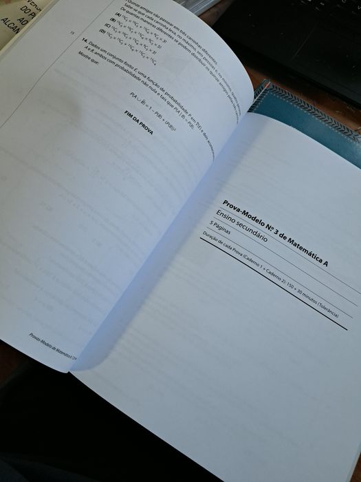 Caderno de atividades de matemática 12°ano: Expoente 12