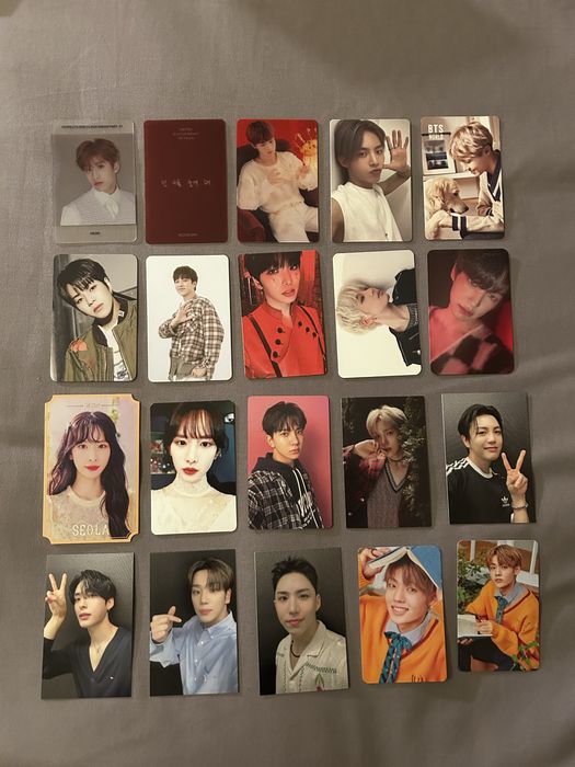 photocards kpop (oneus, bts, ace, etc)
