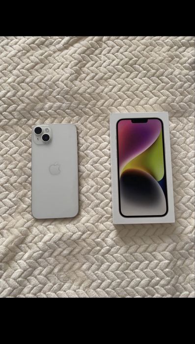 iPhone 14 Plus  bateria a 93 % , e a inda na garantia