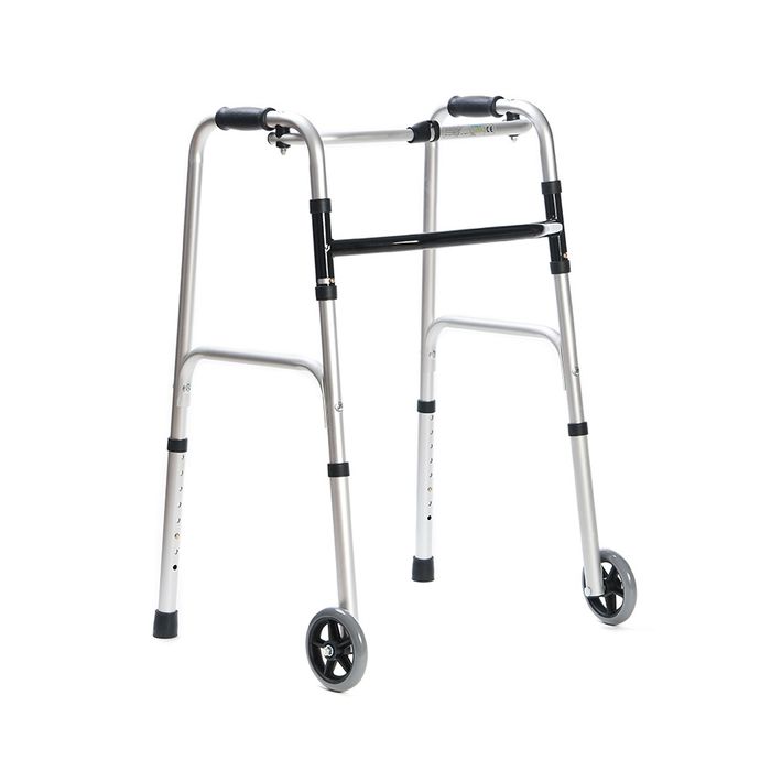 Balkonik Składany Aluminiowy Wheeler Kxss Vita Care Na Kółkach 12cm Do 110kg