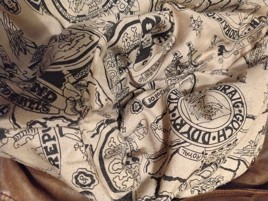 Kurtka skórzana w kolorze brąz