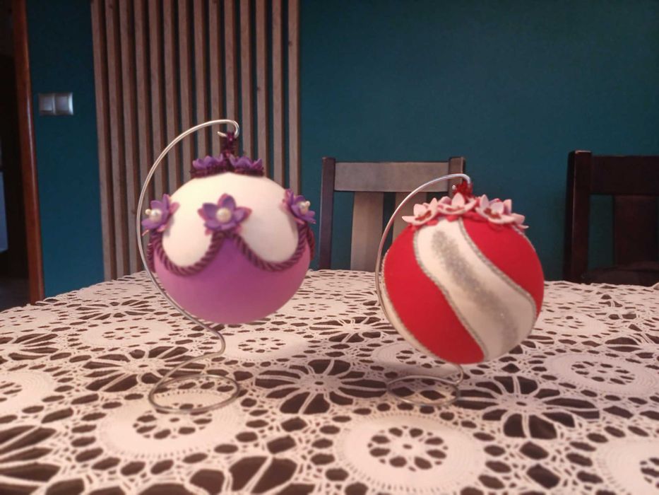 Bombki rękodzieło