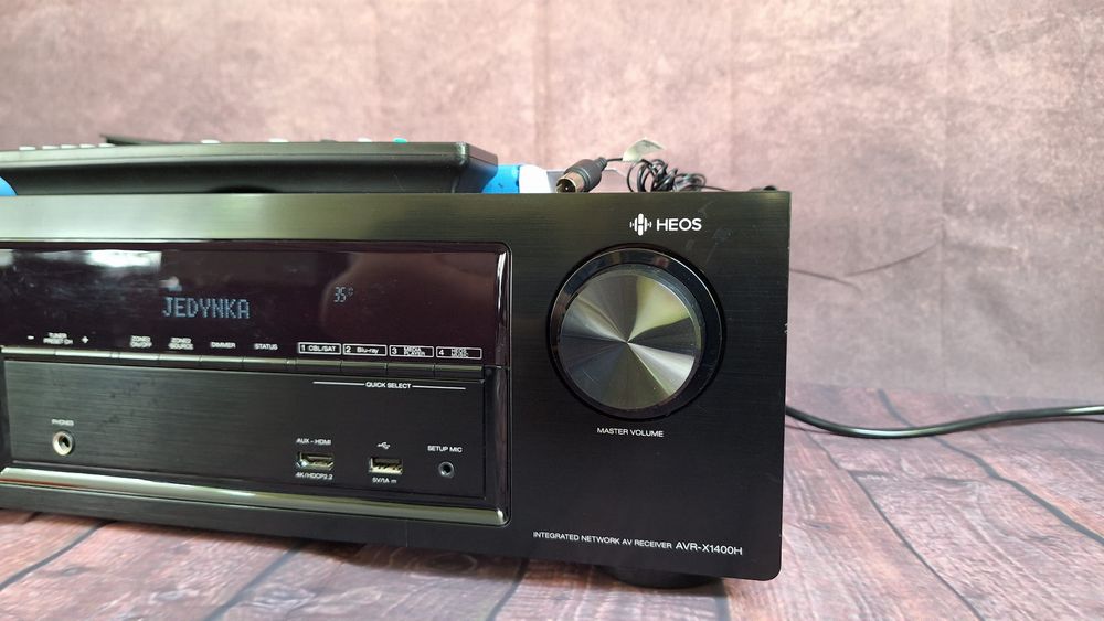 7.2 Denon AVR-X1400 Wi-Fi BT Heos Airplay 4k60p Net Radio  Hi-res