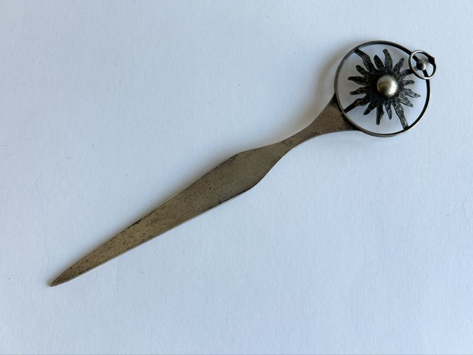 NÓŻ do papieru słońce Sp Metaloplastyka lata 60 te