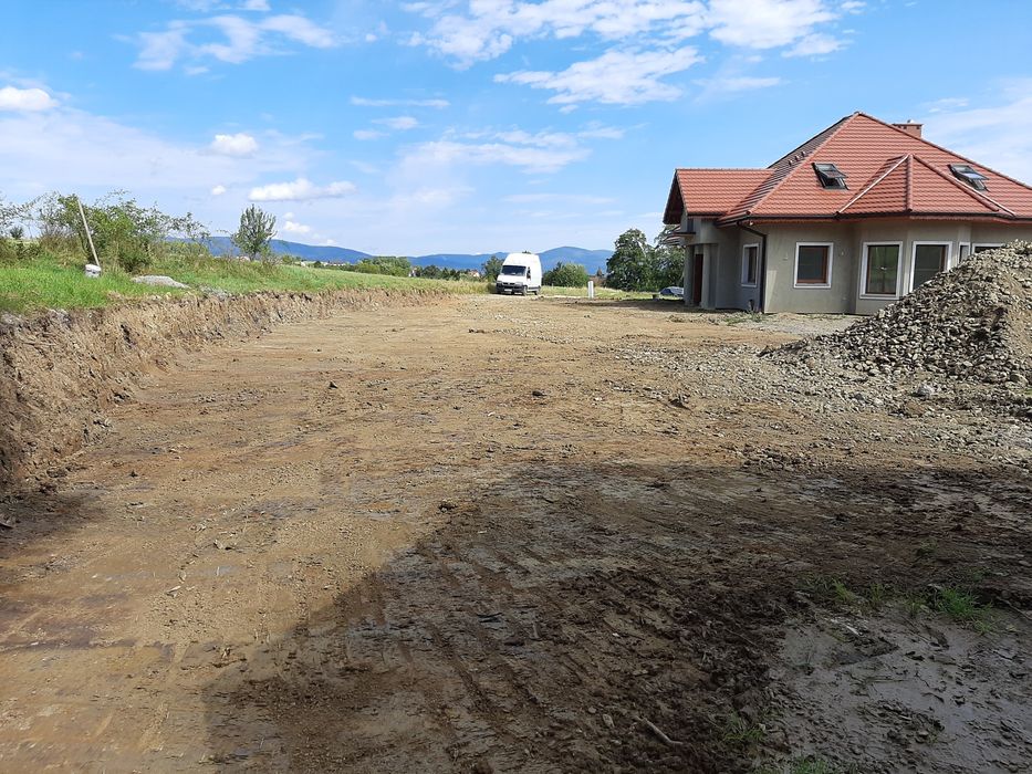 Usługi koparko-ładowarką