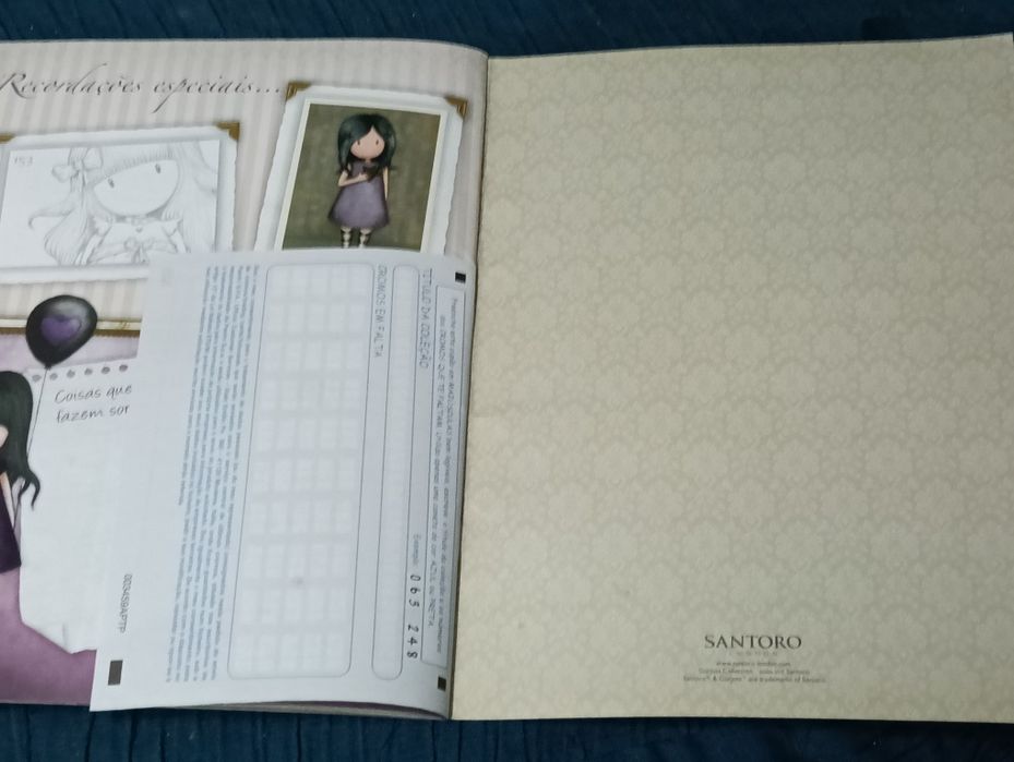 Caderneta de cromos Santoro Panini