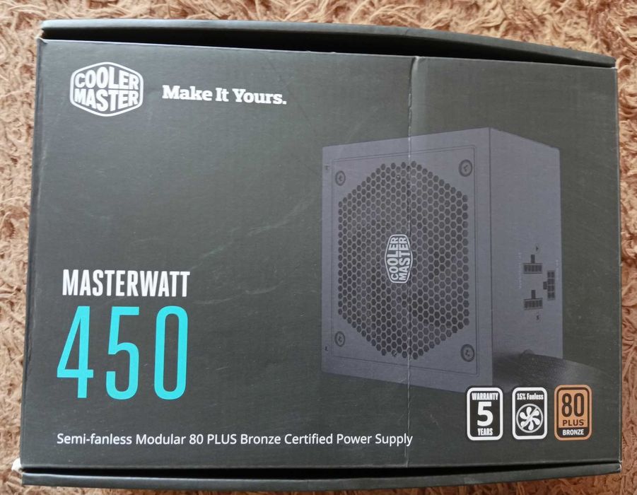 Блок питания Cooler Master MasterWatt 450 (MPX-4501-AMAAB)-нерабочий