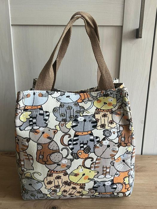 Torba materiałowa w kotki