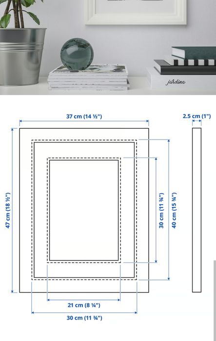 Ramki IKEA EDSBRUK 30x40