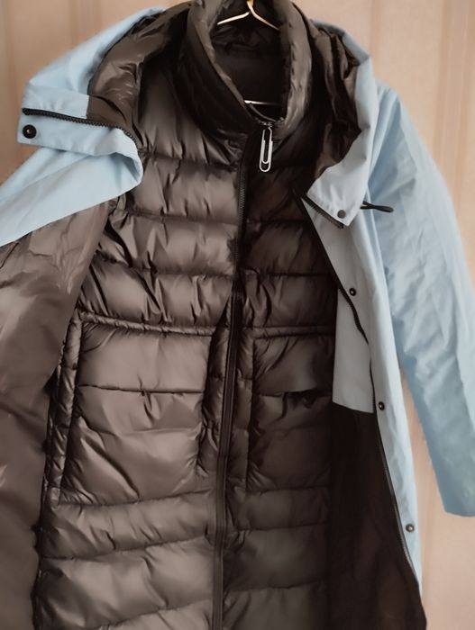 Пуховик , парка плащ 2в 1 towmy 44-46