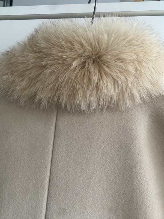 Plaszczyk valmeline z naturalnym futrem