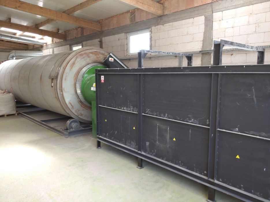 Suszarnia bębnowa trocin linia do suszenia