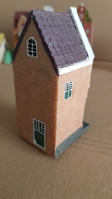 dom nad kanałem, Grachtenhuis, Amsterdam, figurka, miniatura, 1996