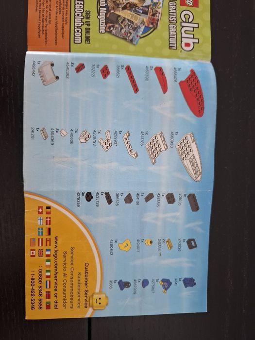 Lego City 4641 motorówka