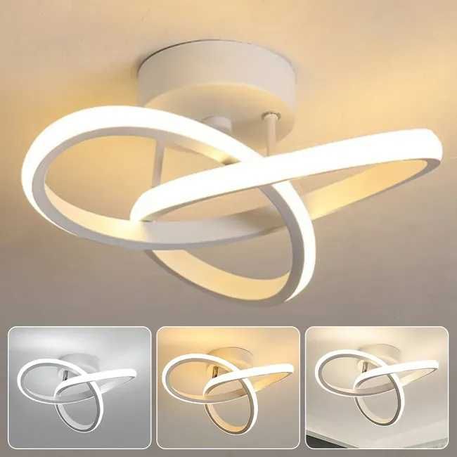 Luz LED moderna de 20 W candeeiro regulável 3000K-6000K