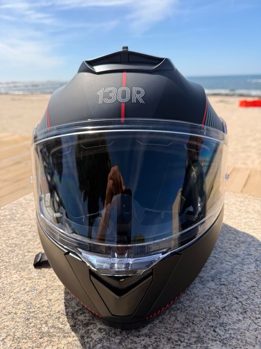 Capacete Hakui V2 Stellar Matt black / red - tamanho xs