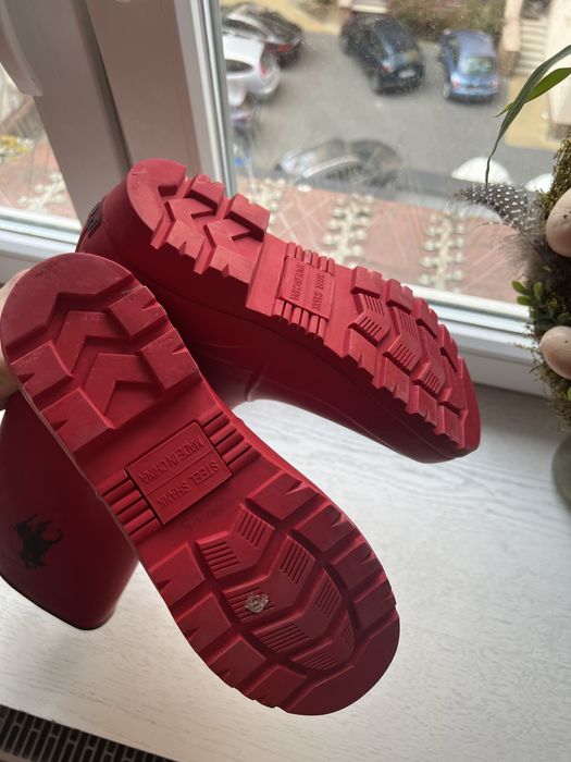 Kalosze Gumowe Polo Ralph Lauren Wysokie Big Logo Konika