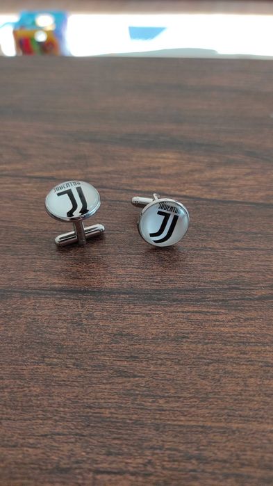 Spinki do mankietów, piłkarskie gadżety, Juventus, juve