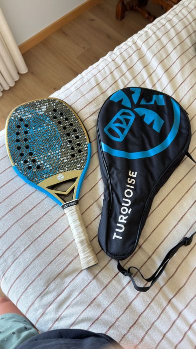Turquiose full kevlar Raquetes beach tênis