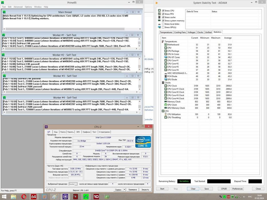 Процессор Intel Core i5-3350P (6 МБ 3,10 - 3,30 ГГц) Socket 1155