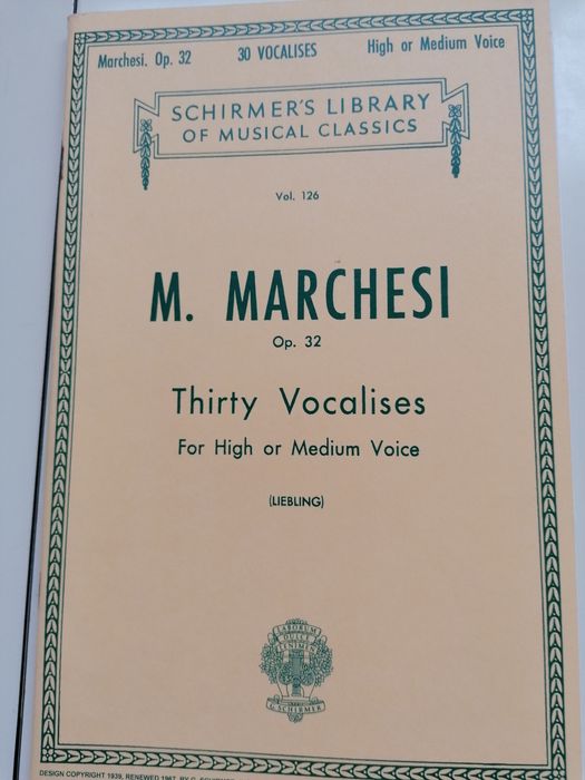 Partituras de canto