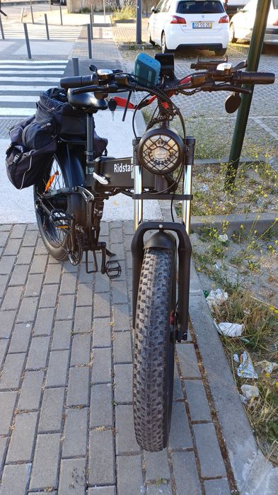Bicicleta eléctrica ridestar com 390 miles
