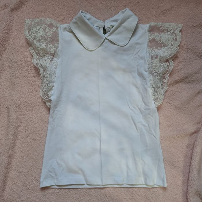 Блузка до школи для дівчинки 122см