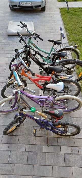 Rowery komplet ( koła 16-24)