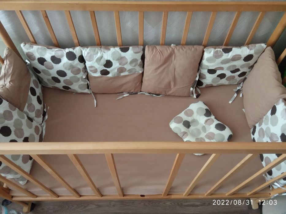 Дитяча постільна білизна Бортики для дитячого ліжечка