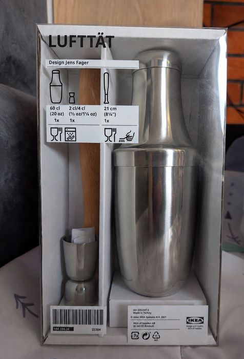 IKEA LUFTTÄT – zestaw barmański do koktajli