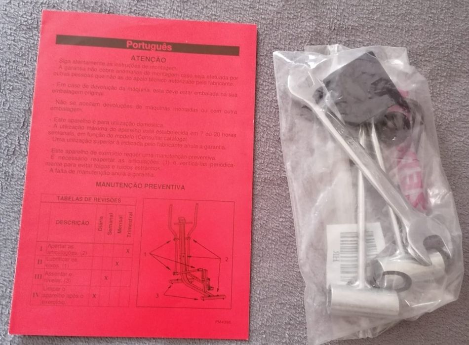 Bicicleta elíptica BH G236 NDE/14 programas.. Como NOVA!