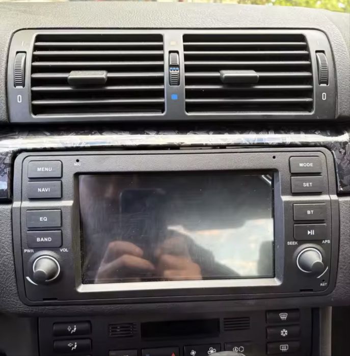 Rádios novos BMW e46 gps dvd bluethoot entradas sd usb
