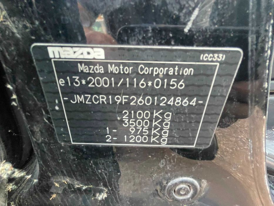 2006 MAZDA 5 2.0 16V LFF7 147 KM LAKIER A3F Silnik Skrzynia części