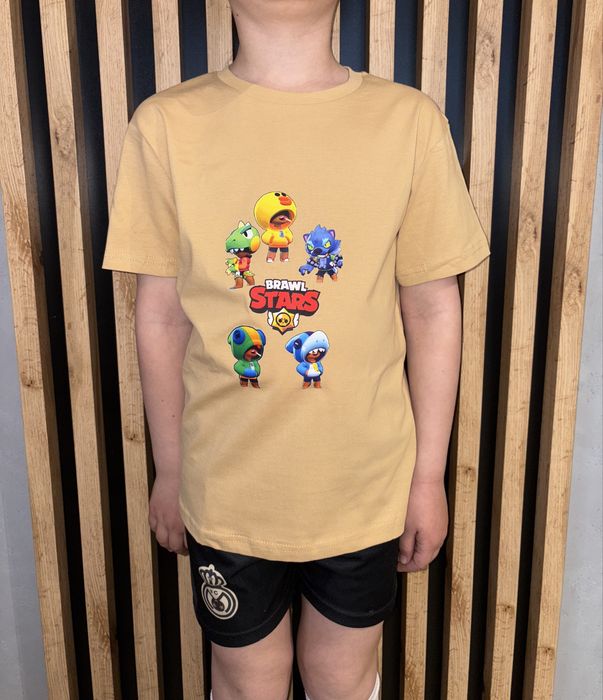 Nowe t-shirty chlopiece Minecraft, roblox, brawl stars, lego 110-140