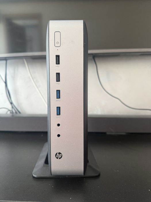 Komputer Mini PC HP T730 AMD RX-427BB 8GB RAM 32SSD + podstawka i zasilacz