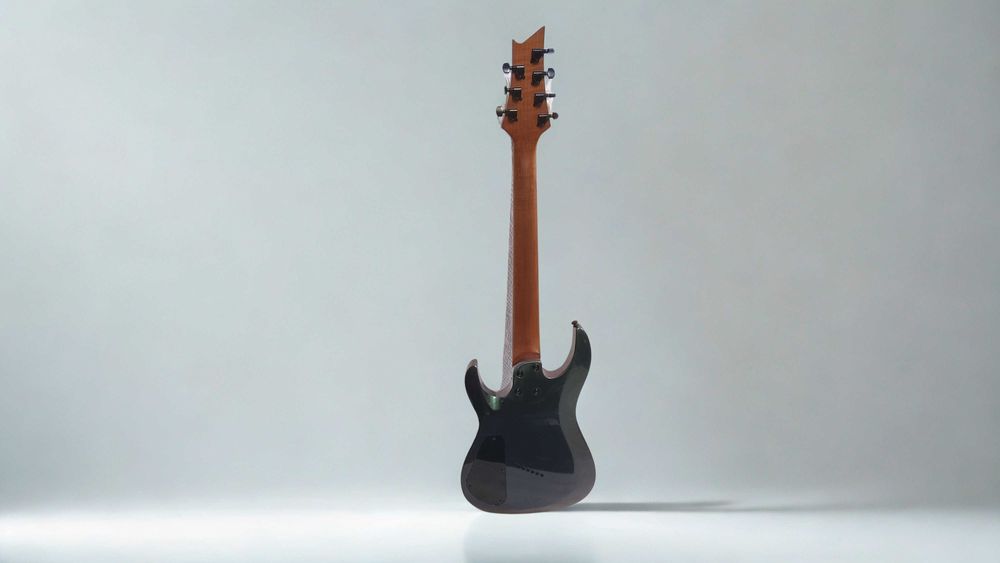 Guitarra 7 cordas HB R-457FFB Roasted MultiScale (UPGRADES EMG + Osso)