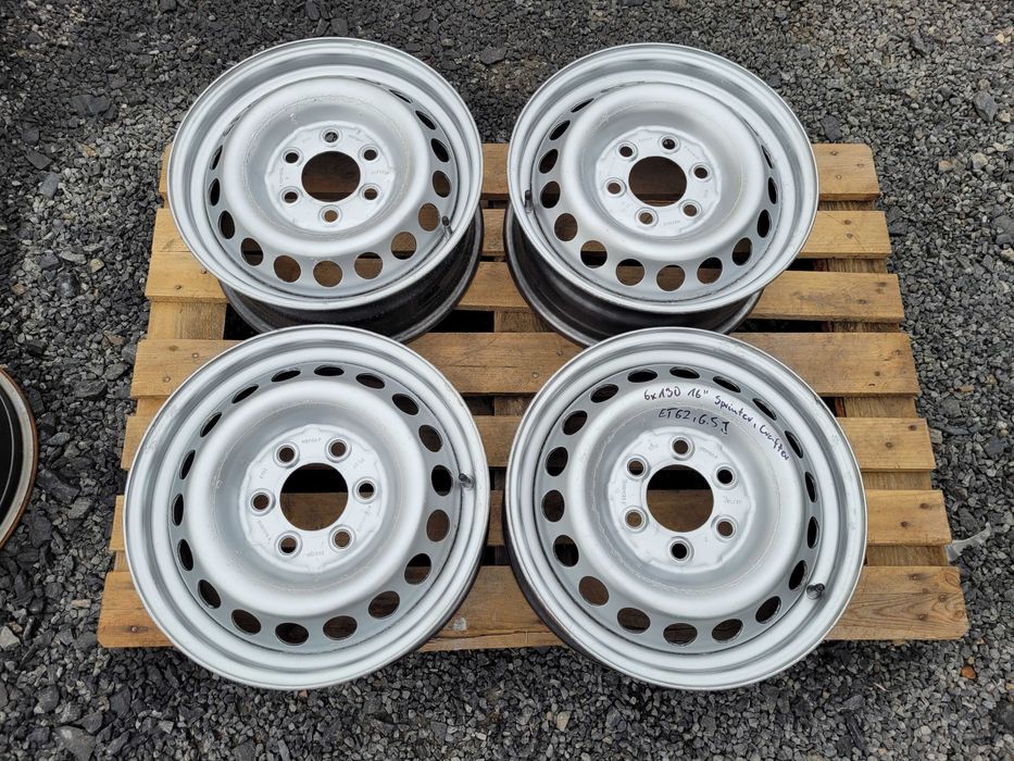 FELGI Stalowe Stalówki Sprinter Crafter - 16 cali 6x130