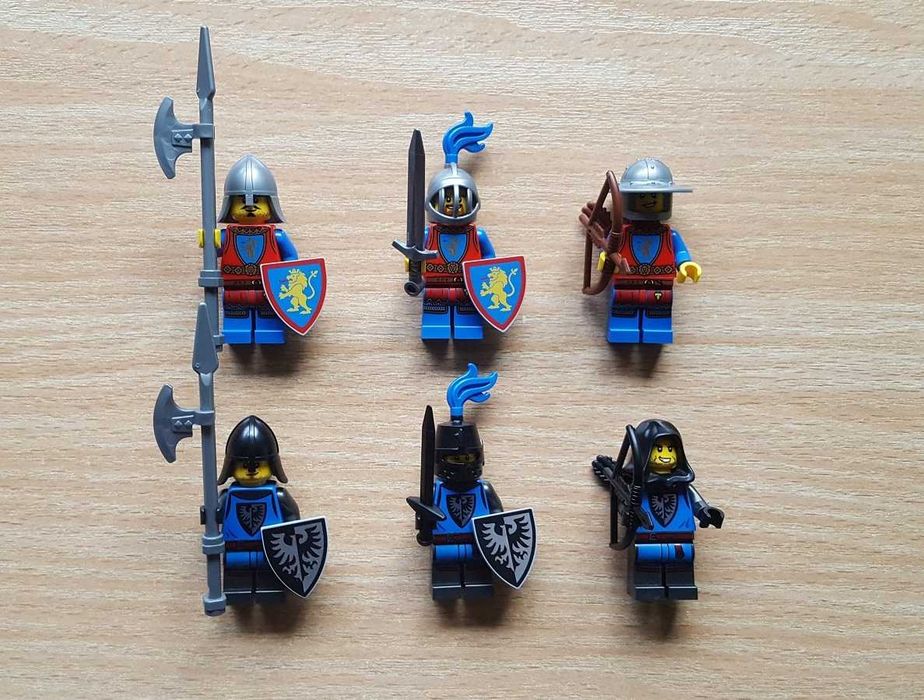 LEGO Black Falcon i Lion Knights minifigurka, 10305, 31120, 21325 NOWE