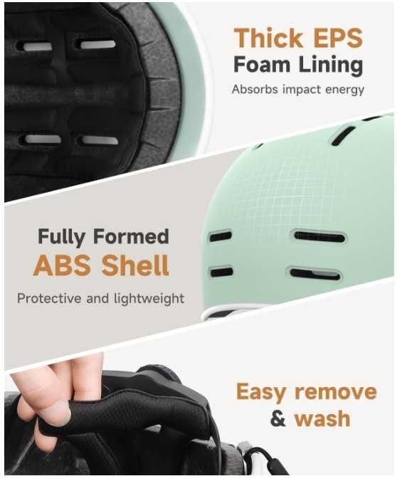 Kask rowerowy Findway rozmiar M 57-59cm odcień zieleni