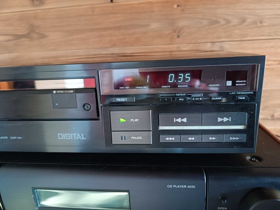 Odtwarzacz CD Sony CDP 101  stan kolekcjonerski, zamiana na amplituner