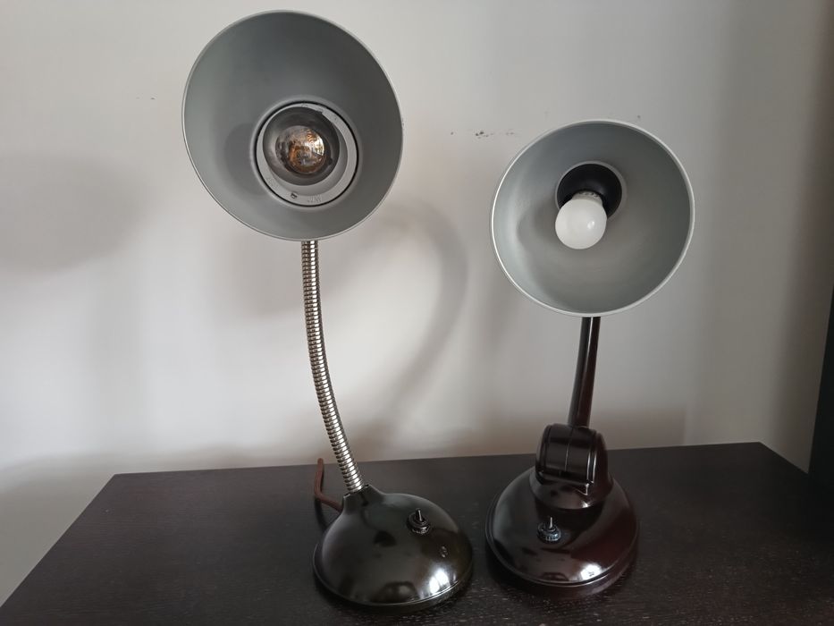 Lampa biurkowa Bauhaus bakelit