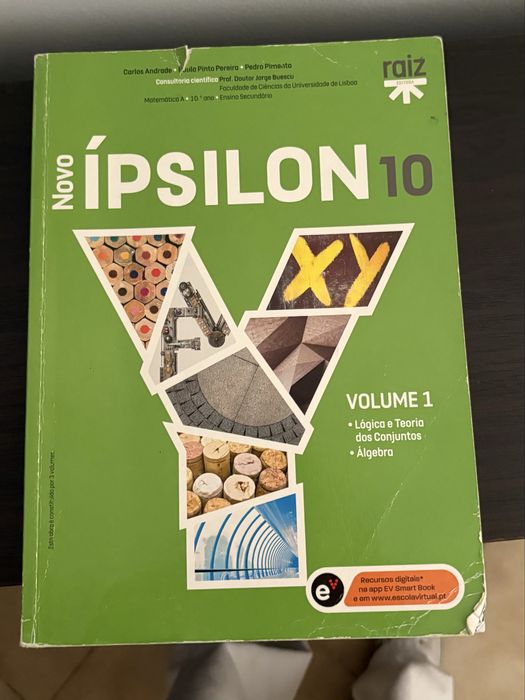 Manual Ípsilon 10°ano volume 1