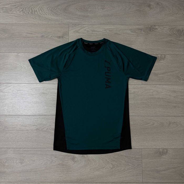 Смарагдова Темна спортивна футболка Пума Puma Dark Emerald, розмір S