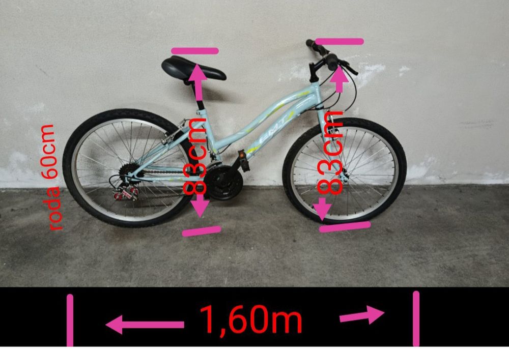 Bicicleta para menina adolescente