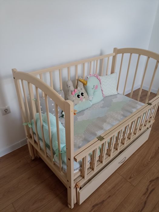 Ліжечко 120×60 для немовляти + матрац | Ціна знижена
