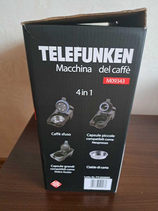 Кофемашина 4в1 Telefunken Italia